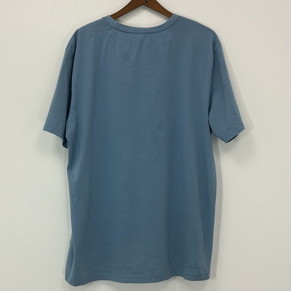 Silver Pocket T-Shirt Men's Large Cotton Vacation Resort Travel Pineapple Casual - Picture 5 of 6